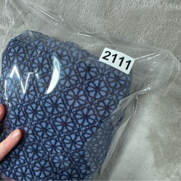 Boden Sarah Ottoman Jacquard Floral Blue Top w/ Reverse Collar 3/4 Sleeves 14 - Picture 10 of 10